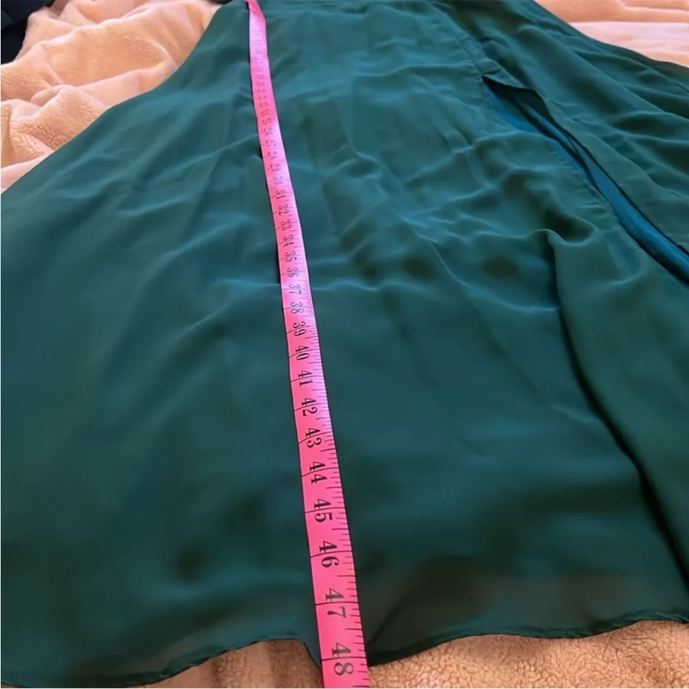 Birdy Grey | Women’s Size XS Elegant One-Shoulder Green Dress - Picture 9 of 9